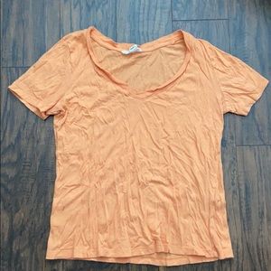 Orange short sleeve T-shirt